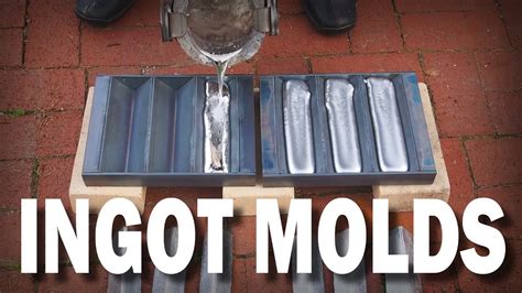 ingot molds for pouring metals.